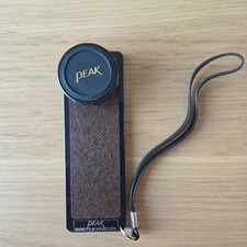 Vintage Peak 20 X Magnification Microfilm Viewer with Leather Case