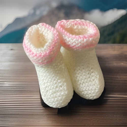 Hand knitted with love - with, baby