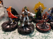 12 Random DC Heroclix Figures Including One Unique Emerald Empress