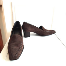 Pierre Cardin real brown suede