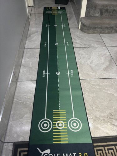 Golf putting mat training - ,