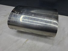 STAINLESS EXHAUST 5" X 9" OVAL 200MM MUFFLER SILENCER 3" 76mm BORE BACK BOX