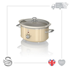Swan Retro Slow Cooker Cream