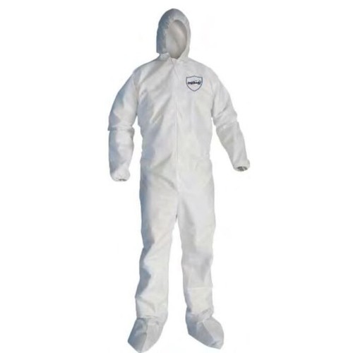 Disposable coverall hooded 6 - hooded,