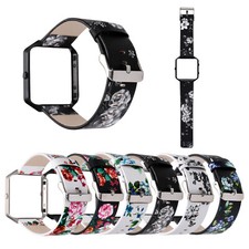 Flower Pattern Genuine Leather