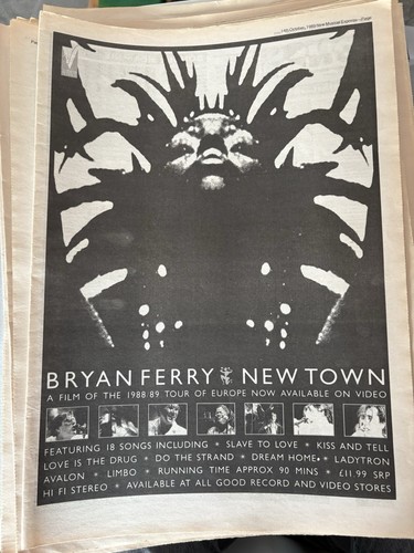 Bryan ferry nme advert - ferry,