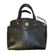 Anne Klein Black Leather
