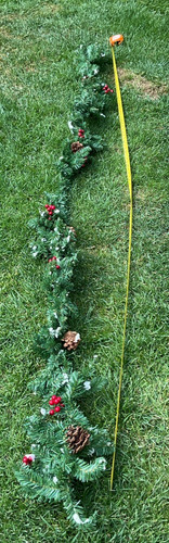 Artificial pine decorated - artificial,