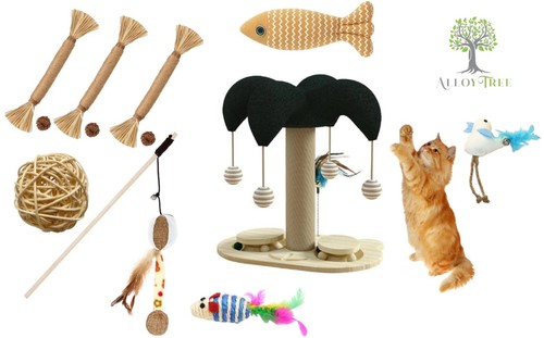 Cat scratching post - post, chewing