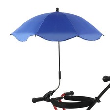 Pram Stroller Umbrella UV Rays Protection Parasol Sunshade With Clamp Adjustable