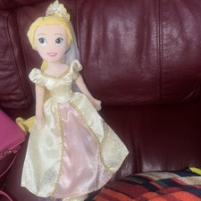 Disney RAPUNZEL BRIDE Wedding Dress Plush Doll 20" Tangled Ever After 10b tnt 