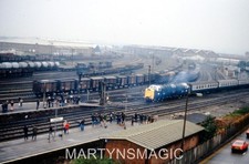 T5-18 Original 35mm Railway Slide 55015 on The Wessex Deltic @ Eastleigh 17-10-1