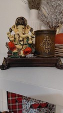 Resin Ganesha Statue & Holder