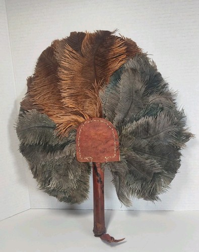 Vintage ostrich african smudge - african,