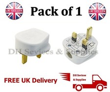 NEW UK 3PIN 13 AMP PLUG FUSED
