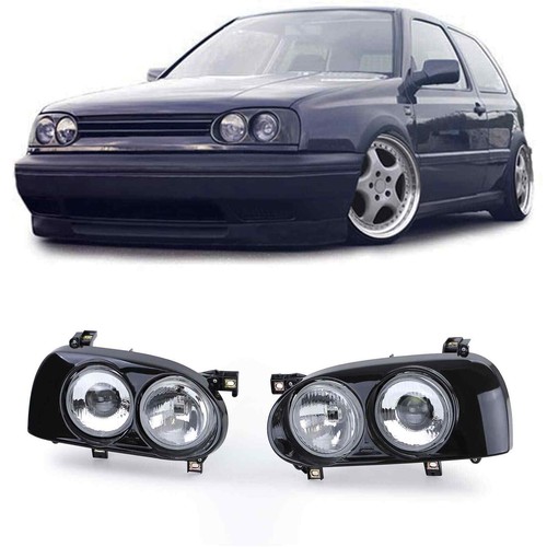 Doppel headlights black - doppel, h1