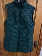 Sainsburys TU Womens Lightweight Green Puffer Gilet - Worn Once.
