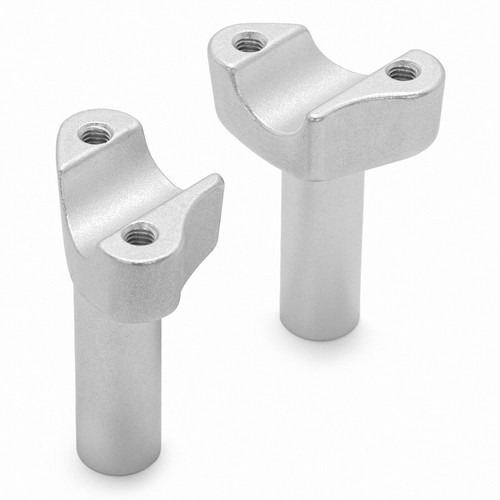 Straight handlebar risers - 3.5",