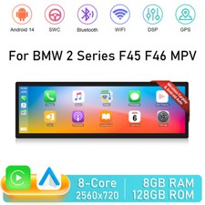 14.9" Auto Audio Car Play Screen 8+128GB Car Stereo DAB For BMW 2 Series F45 F46