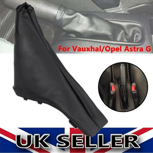 Leather handbrake gaiter - leather,