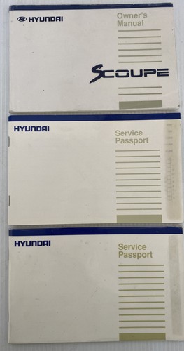 Hyundai coupe owners manual - hyundai,