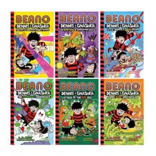 Beano Dennis & Gnasher Series 6 Books Set by I.P Daley, Paperback NEW