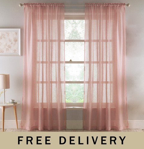 Recycled pink linen look - linen,