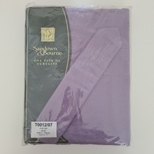 Pair of "Lima Lilac" curtains Sandown & Bourne 46" X 90"