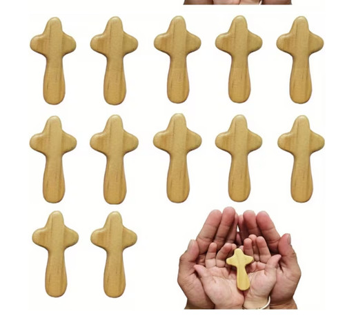 Light wooden holding prayer - 10,