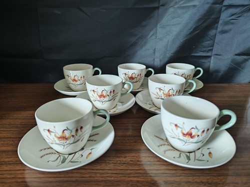 Wedgwood tiger lily teacup - wedgwood, and