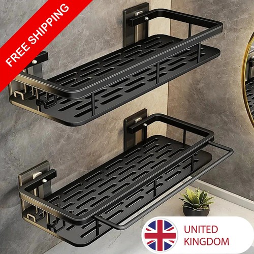 2pcs drill bathroom shelf - 2pcs,