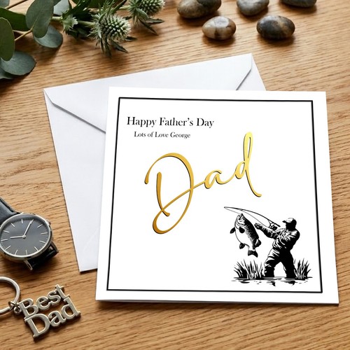 Personalised fishing fathers - personalised,