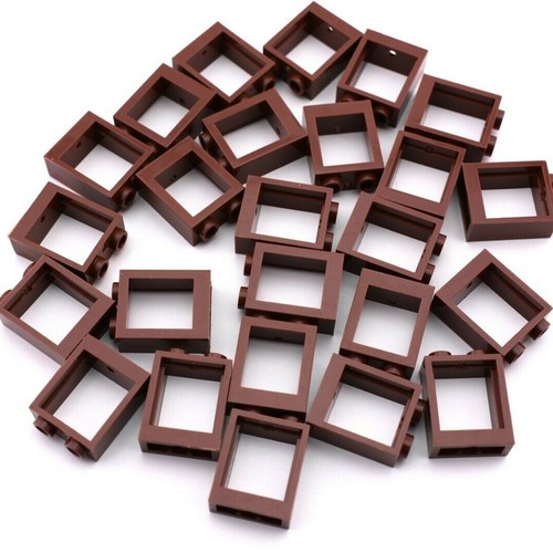 Tcm bricks reddish brown 1x2x2 - bricks,