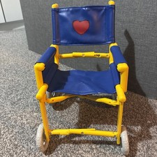 Build a Bear Wheel Chair and Cruches Set - With Cast And Bandage