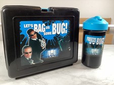 Vintage 1998 Men In Black Plastic Lunch Box And Flask Never Used