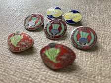 Butlins Pin Badges Vintage Enamel Collectables Holiday Resort 1962, 1956 etc