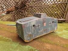 1/32 (Not 1/35) Built German First World War A7V Tank