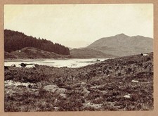 View of Coniston, Lake district, Cumbria  Rare 1880s albumen photograph
