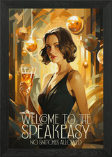 Art Deco Cocktail Poster