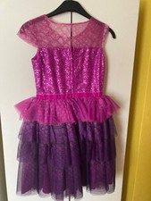 Disney Store Descendants Mal Girls Dress Costume Fancy Tutu Halloween 11-12