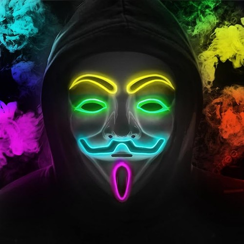 Led light mask - led, halloween