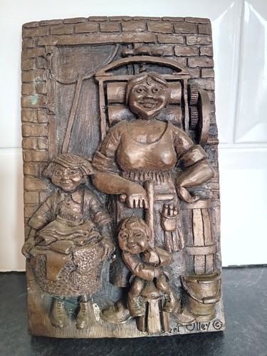 Cold cast plaque - cast, sculpture