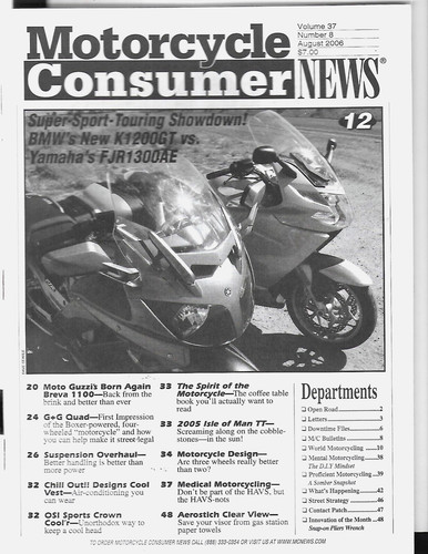 Motorcycle consumer news - consumer,