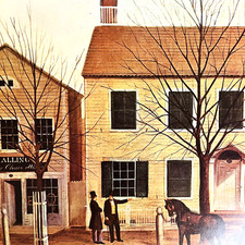 Antique The Magazine House and Shop David Alling Chairmaker August 1974