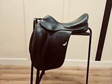  Équipe Emporio 17" monoflap black dressage saddle