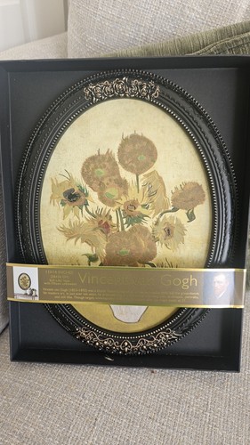 Van gogh flower art - flower, framed