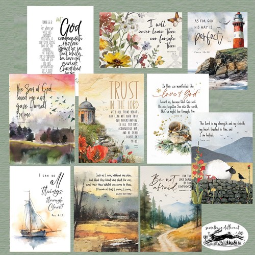 Bible verse cards pack - bible, of