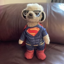 Superman Limited Edition Meerkat Movies Soft Toy Sergei As Superman
