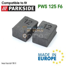 Carbon Brushes for PARKSIDE PWS125 F6 125mm Angle Grinder 240v PWS 125 F6
