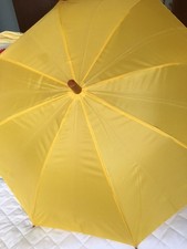 sunshine yellow telescopic umbrella brand new